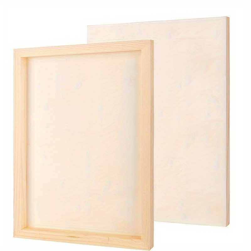 Acrylic Pour Paint - 2PCS Wood Panel Board, Wood Canvas