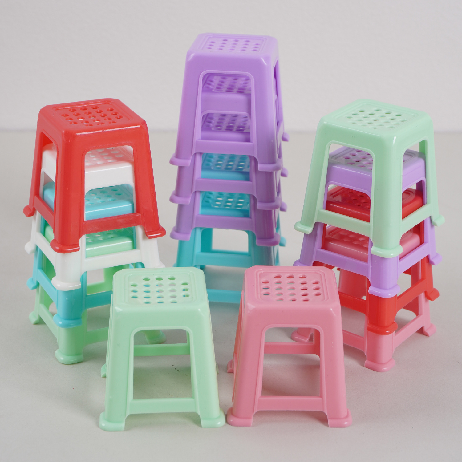Acrylic Pour Paint - 16pcs Mini Canvas Stands Solid Color