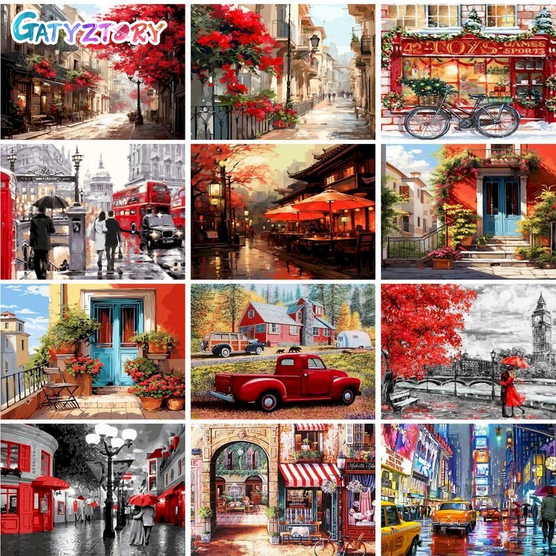 Art Craft Number - GATYZTORY Oil Painting By Numbers For