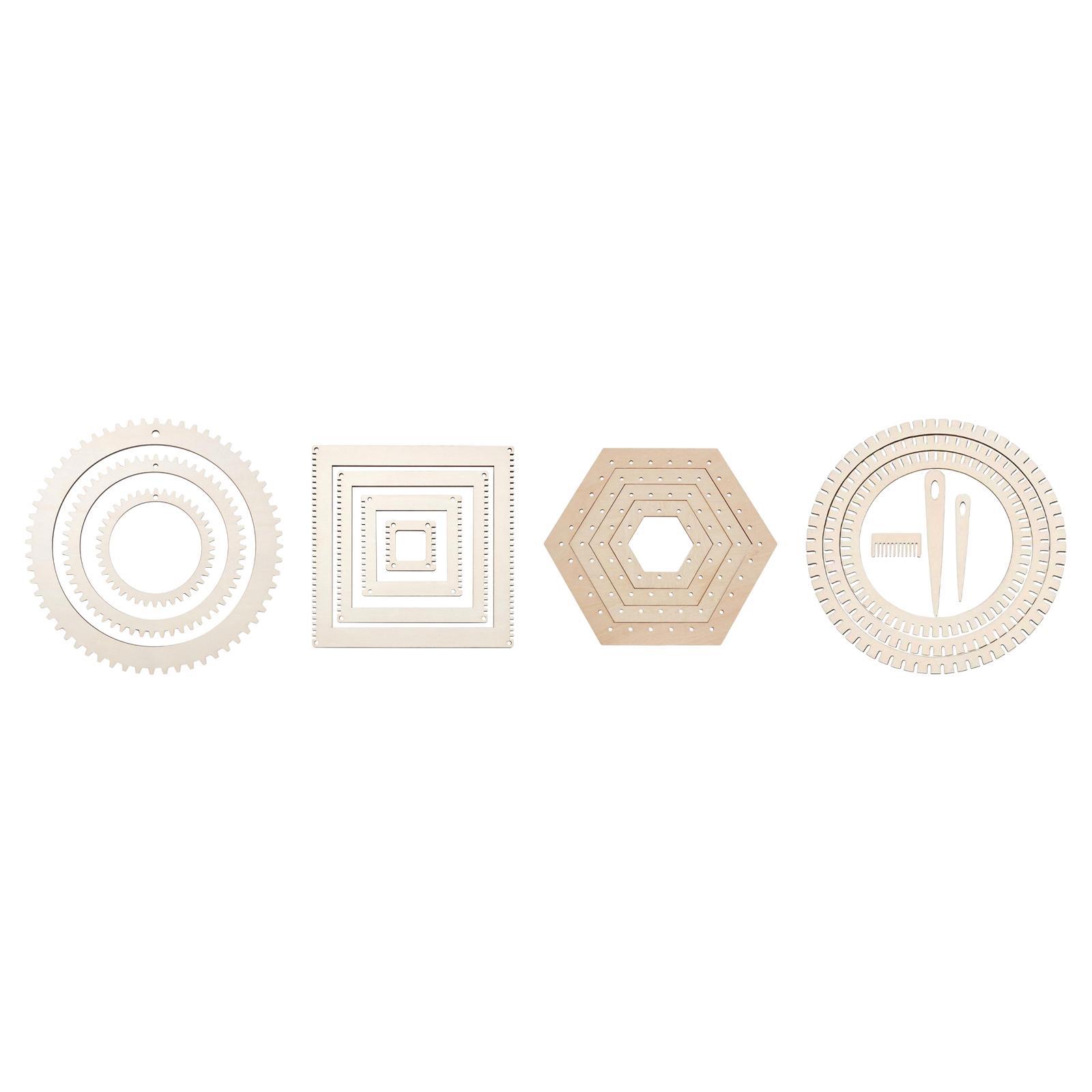 Art Craft Kits For Kids - Wooden Weaving Looms Kit DIY Craft