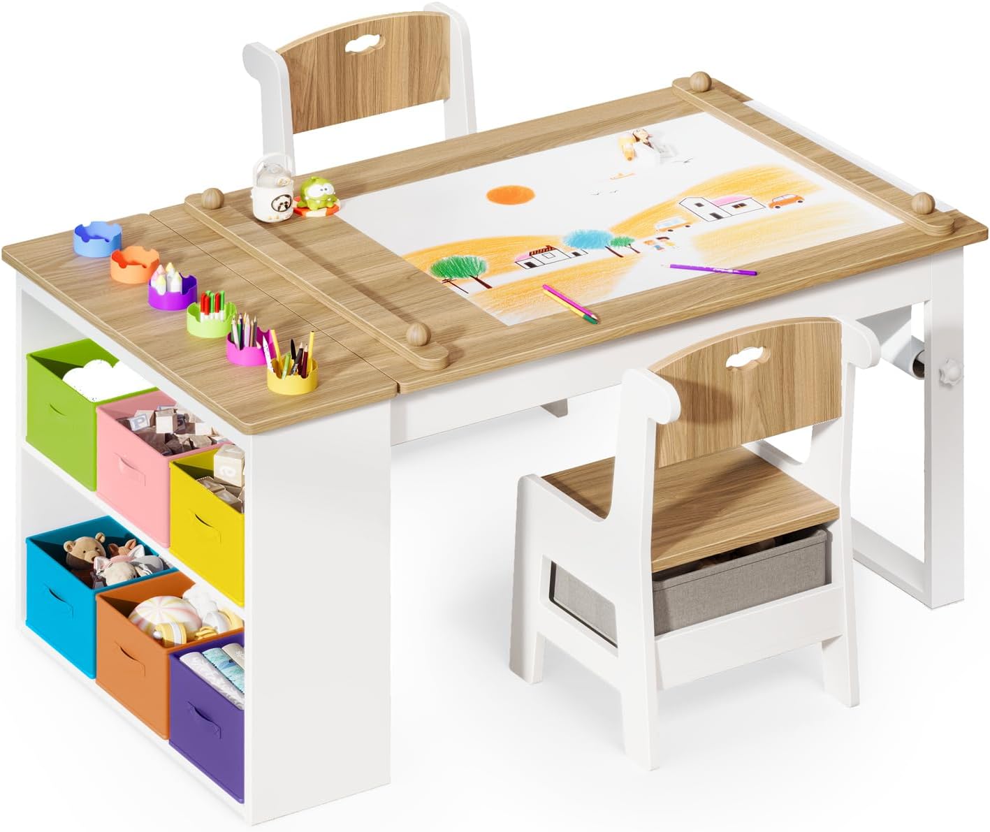 Art Craft Toddlers - Kids Art Table and Chairs, Toddler