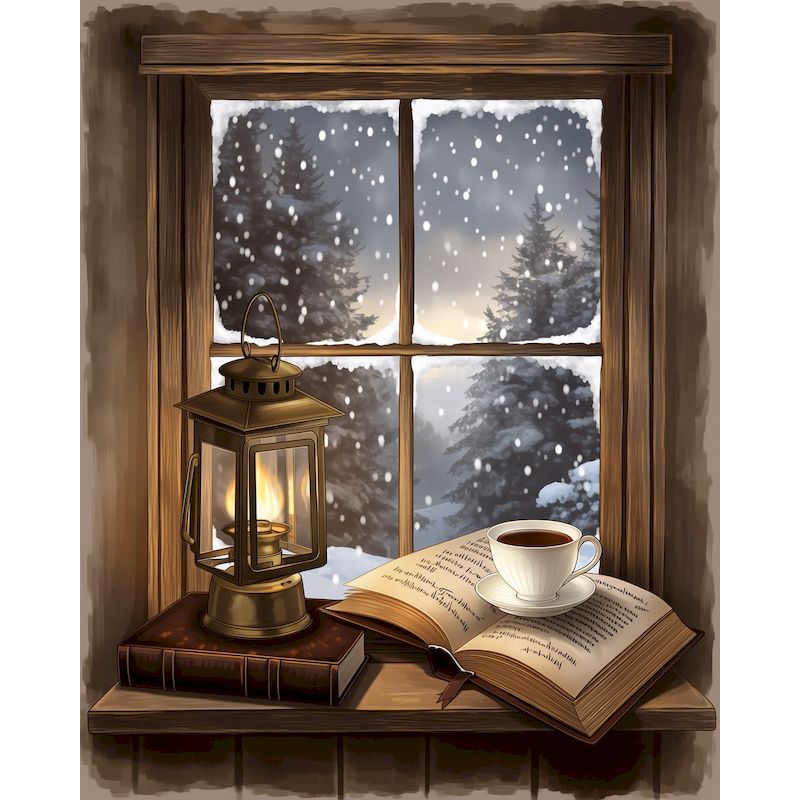 Art Craft Ideas For Adults - GATYZTORY Winter Painting By Numbers For