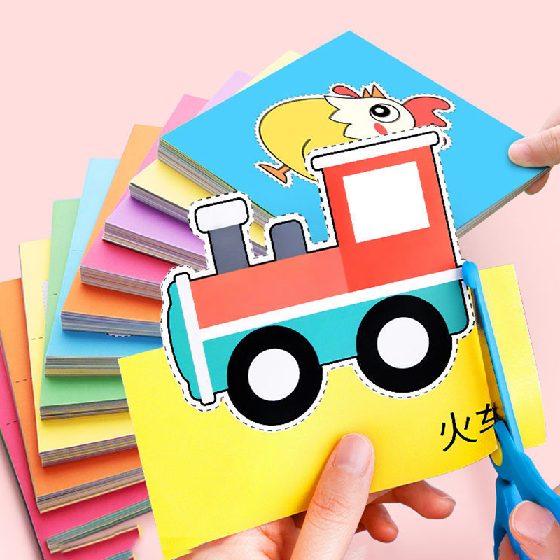 Art Craft Kits For Kids - 96Pcs Fun Paper Cutting Set, Paper