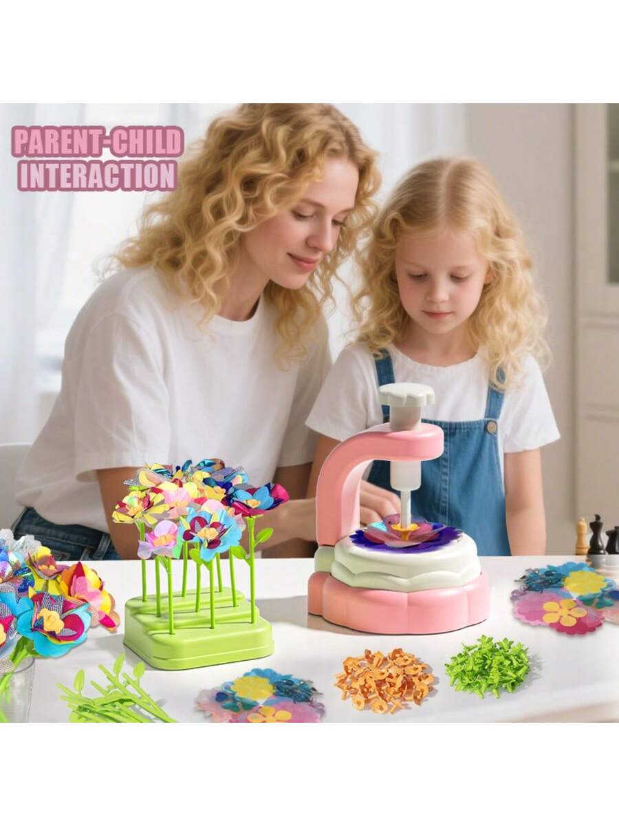 Art Craft Kits For Kids - Kids Flower Craft Kit with Press