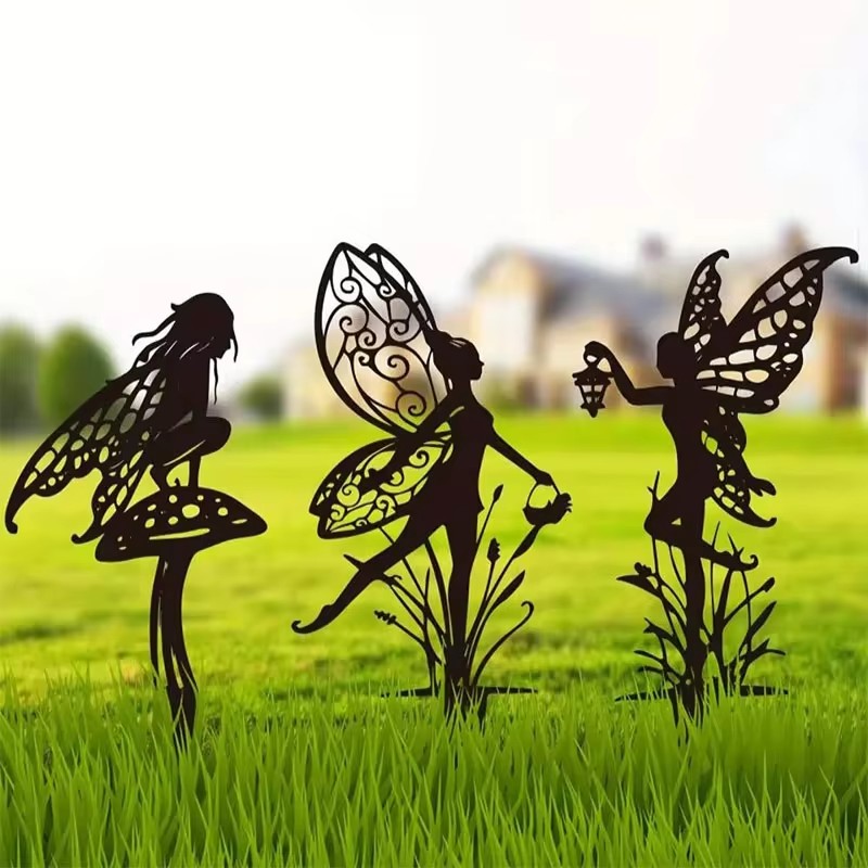 Art And Craft Exclusives - Outdoor Flower Fairies Terrace Iron Crafts