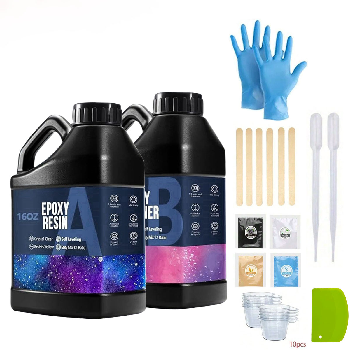 Art Craft Easy - 1000ml Crystal Clear Epoxy Resin Kit