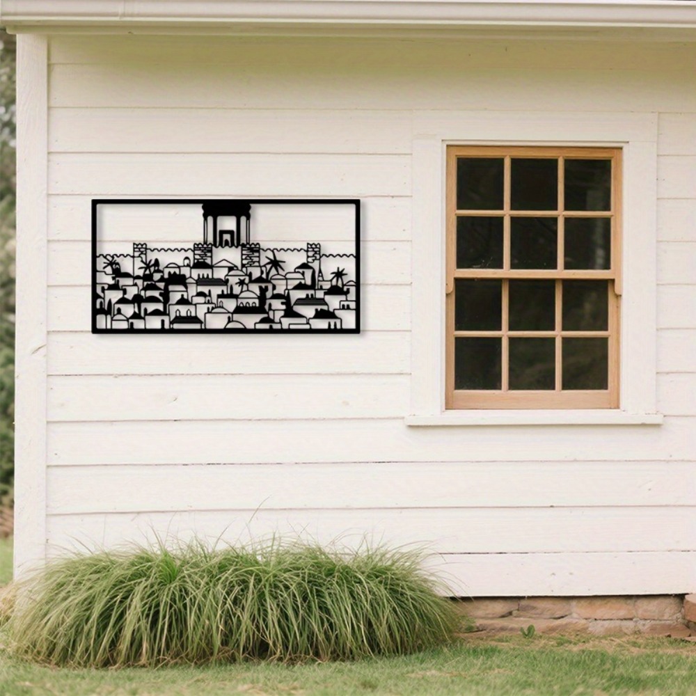 Art & Craft Paper Quilling - CIFBUY Metal Wall Art Jerusalem Mural