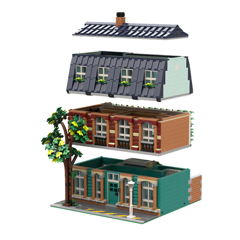 3332pcs MOC Modular Buildings  - Art Craft Ideas For School ulasan dan harga