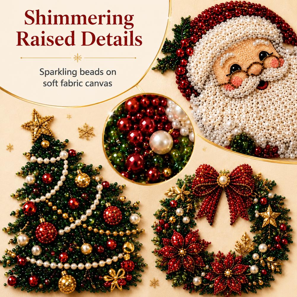 Christmas Santa Claus Pearl Ar - Art Craft Kits For Kids ulasan dan harga