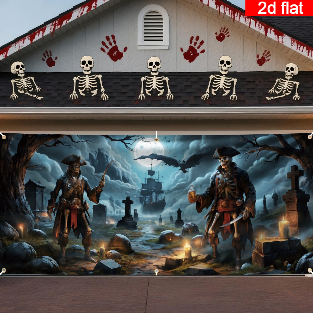 2D flat banner, 1 Halloween ga - Art Craft Movement ulasan dan harga
