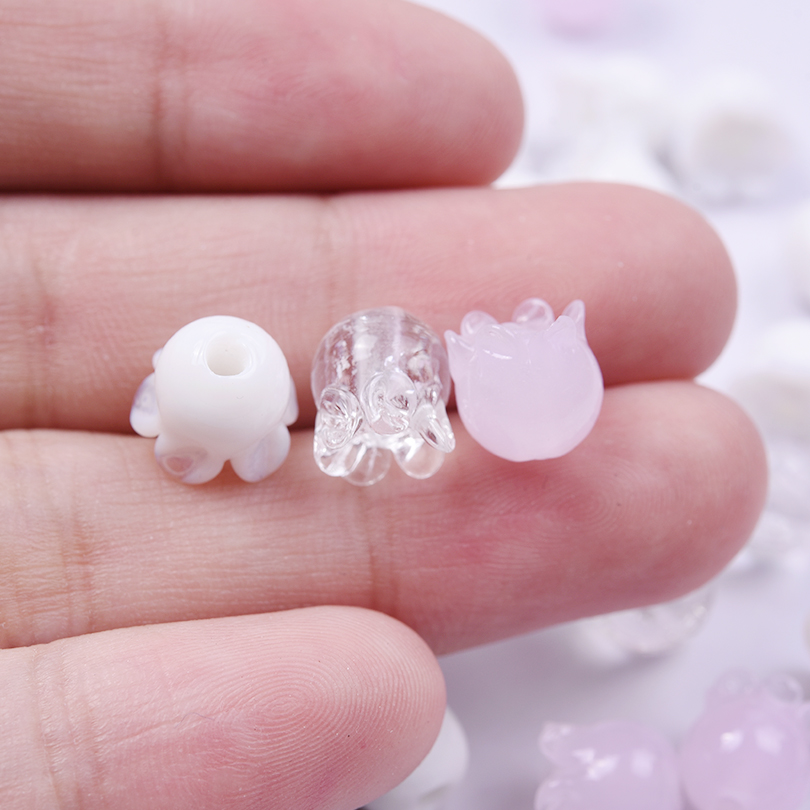 10pcs Handmade Glass Jellyfish - Art Craft Jellyfish ulasan dan harga