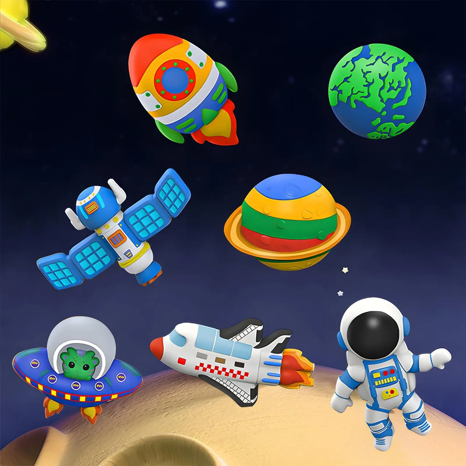 Space DIY Gypsum Kit for Kids  - Art Craft Toddlers ulasan dan harga