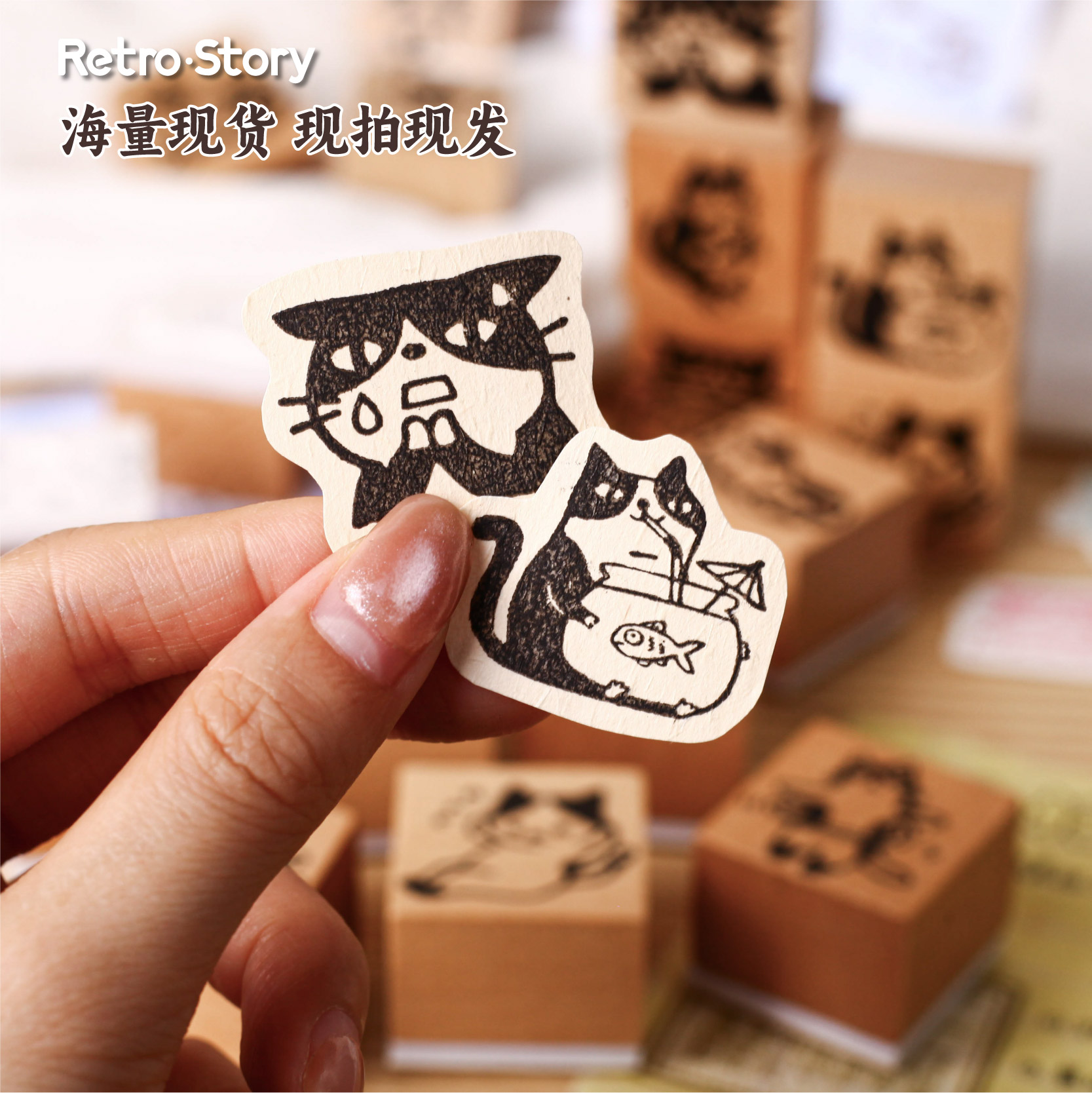 1pc Alphabet Stamps Vintage Wo - Rubber Stamp Blank ulasan dan harga