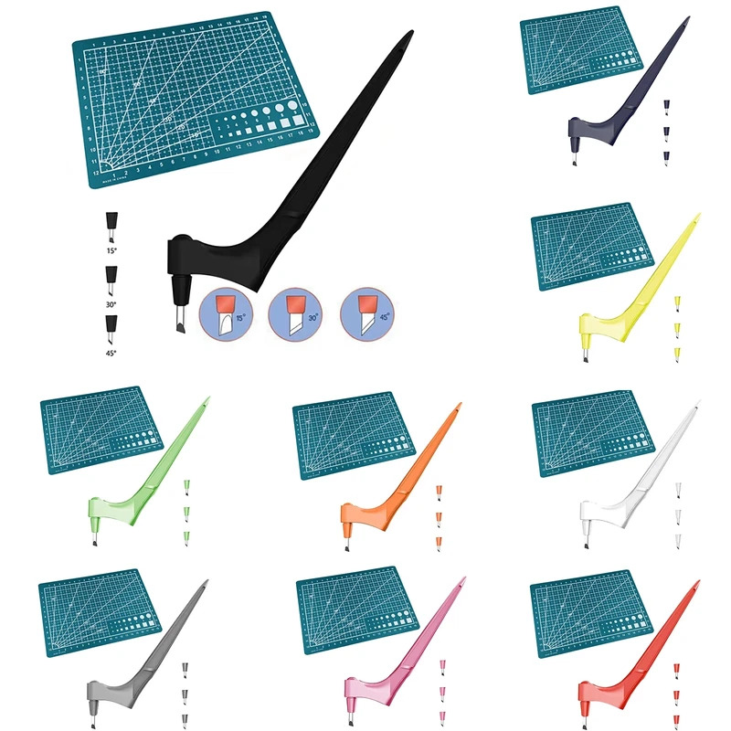 1/2/4/6set 360˚ Rotating Paper - Art Craft Knife ulasan dan harga
