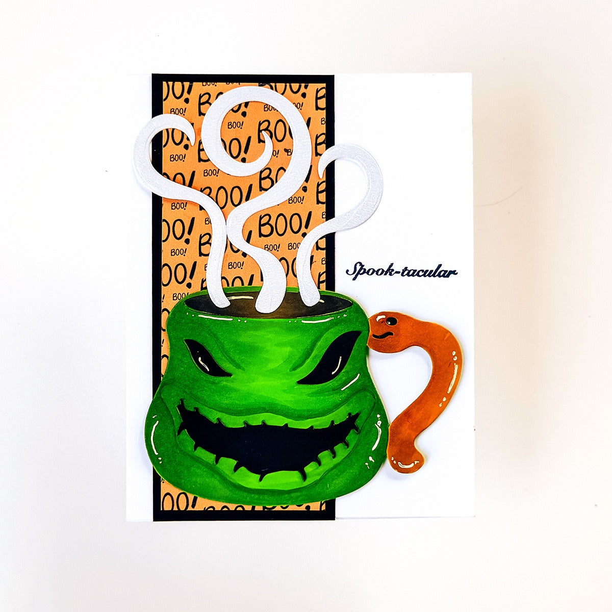 Clock Halloween Candy Boo Mug  - Rubber Stamp Blank ulasan dan harga