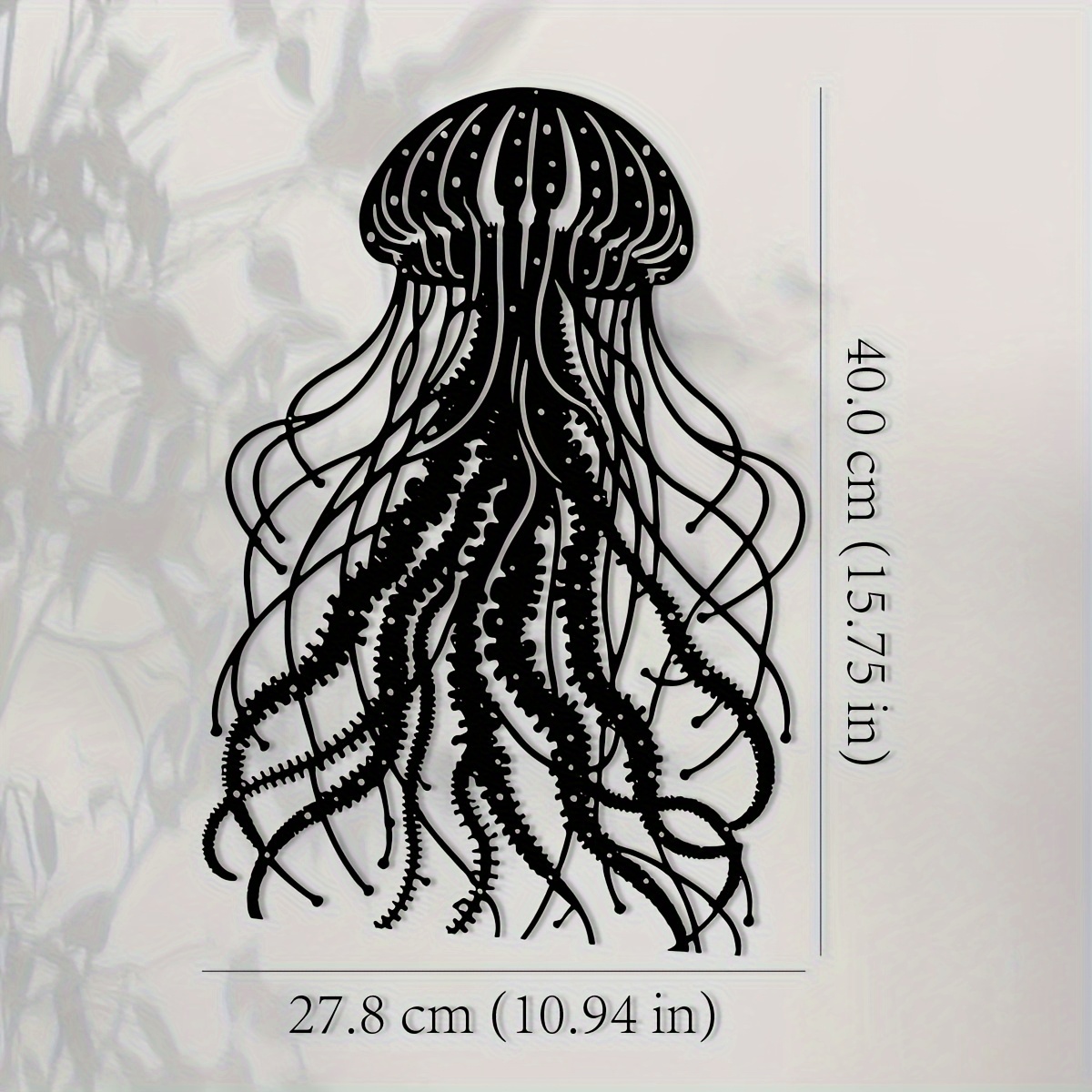 CIFBUY Metal Wall Art Jellyfis - Art Craft Jellyfish ulasan dan harga