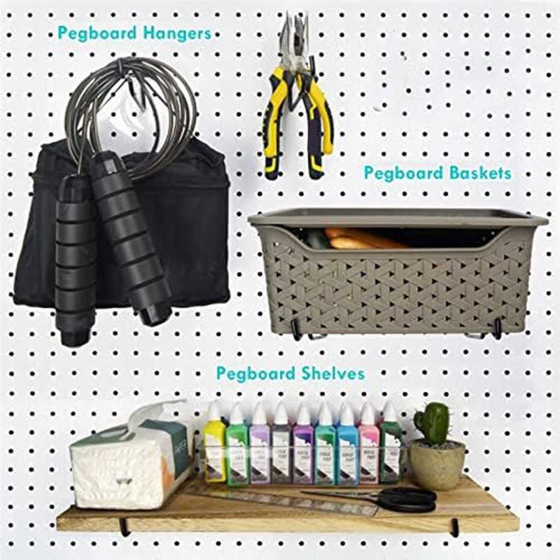 75STO-Peg Board Shelf Hooks, 8 - Art Craft Room ulasan dan harga
