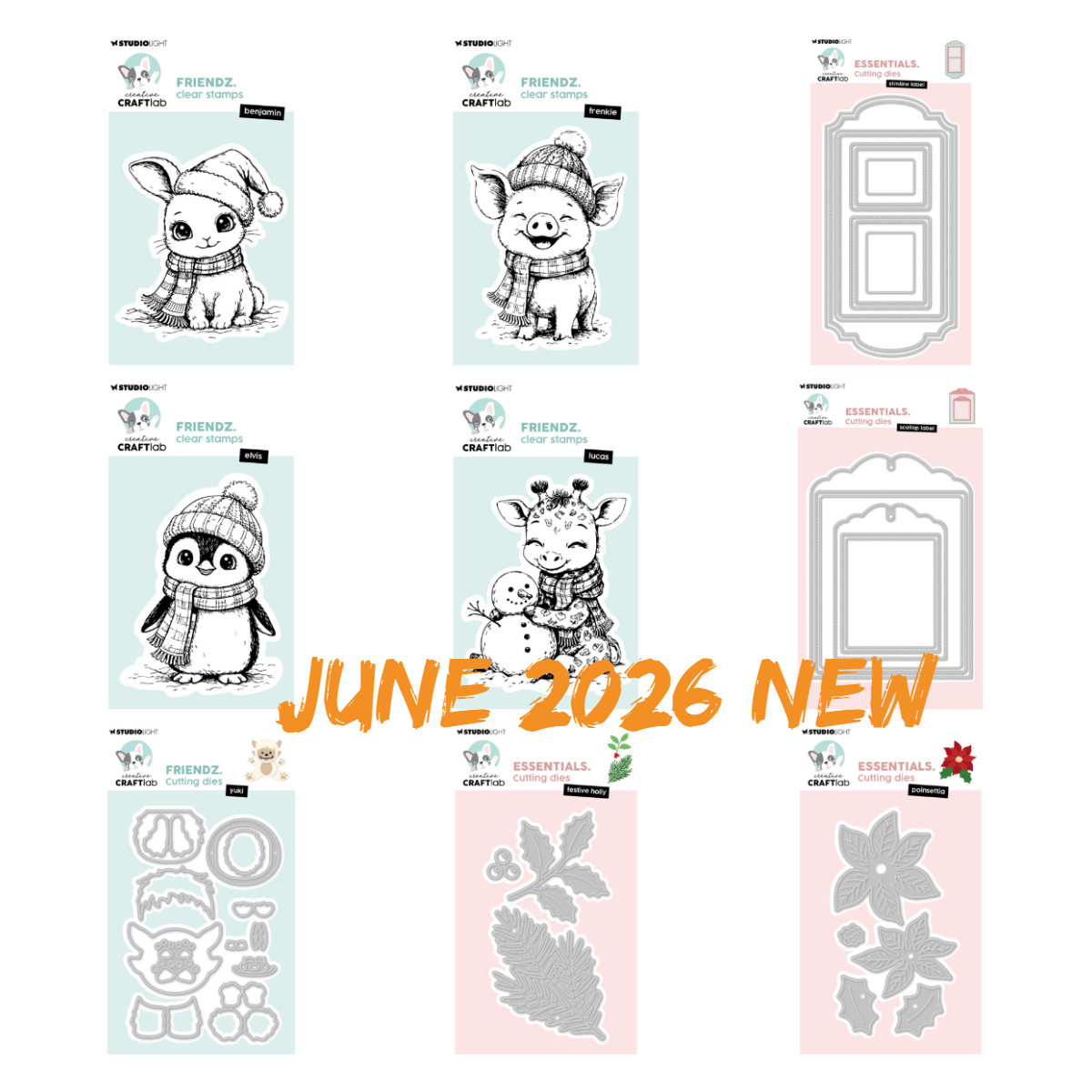 New Christmas Animals Silicone - Rubber Stamp Blank ulasan dan harga