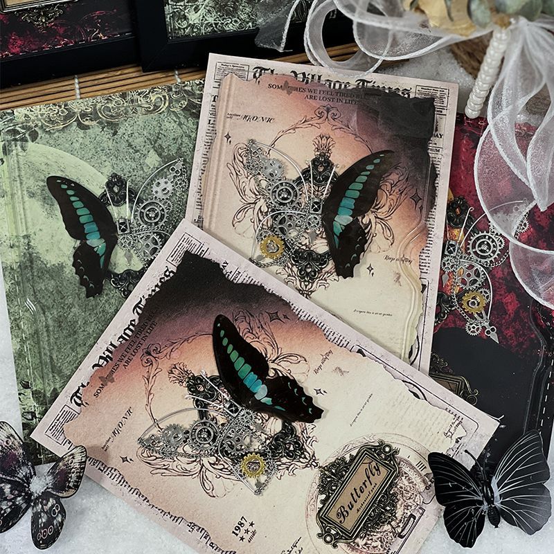 Steampunk Butterfly Frame DIY  - Art Craft In Paper ulasan dan harga