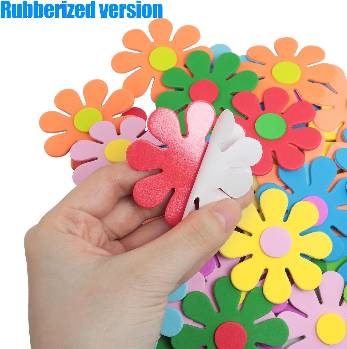 3D flower foam stickers Spring - Art Craft Room ulasan dan harga