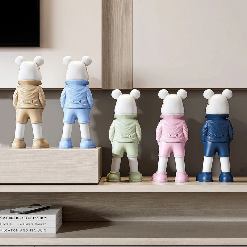 Creative Sunnies Bear Statue,T - Art Craft Furniture ulasan dan harga