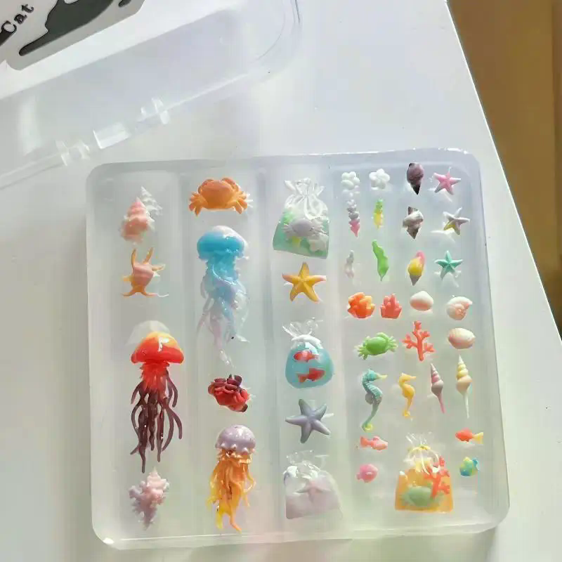3D Ocean Series Silicone Jelly - Art Craft Jellyfish ulasan dan harga
