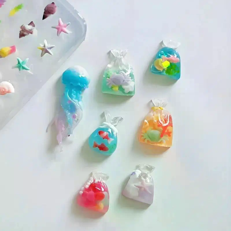 3D Ocean Series Silicone Jelly - Art Craft Jellyfish ulasan dan harga