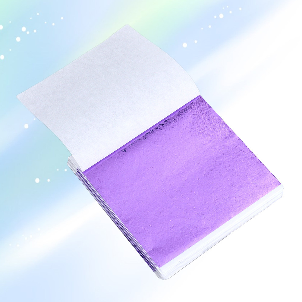 50Pcs 8x8.5cm Gold Leaf Sheets - Art Craft In Paper ulasan dan harga