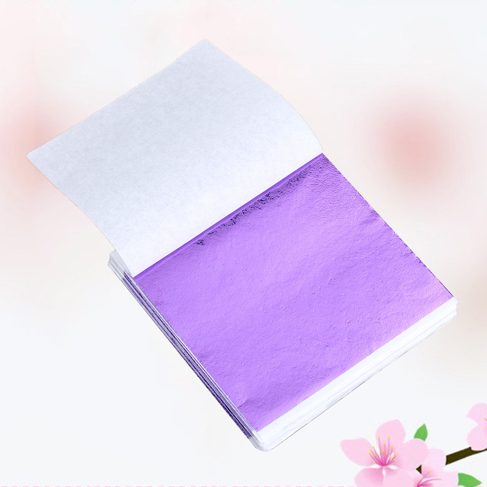 50Pcs 8x8.5cm Gold Leaf Sheets - Art Craft In Paper ulasan dan harga
