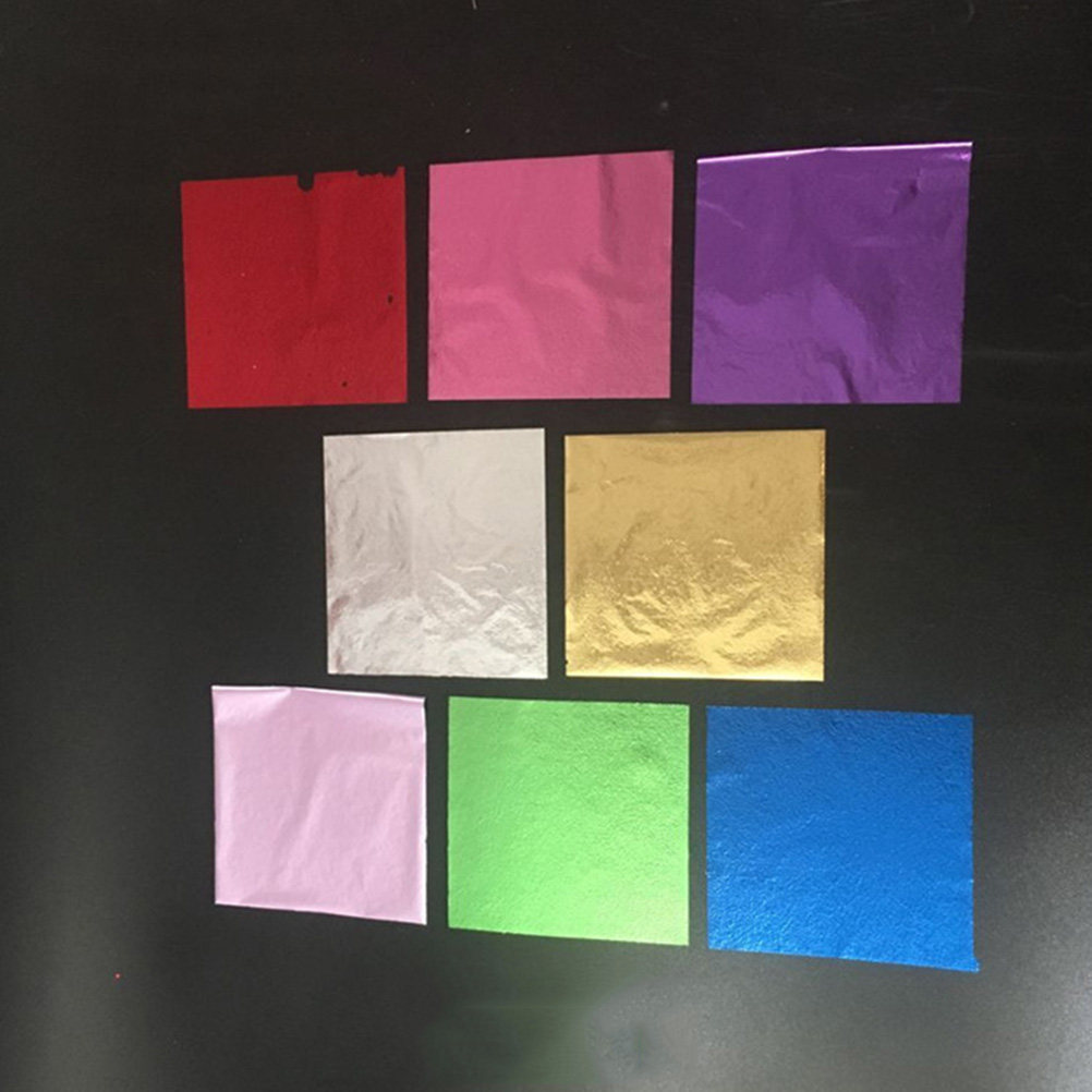50Pcs 8x8.5cm Gold Leaf Sheets - Art Craft In Paper ulasan dan harga