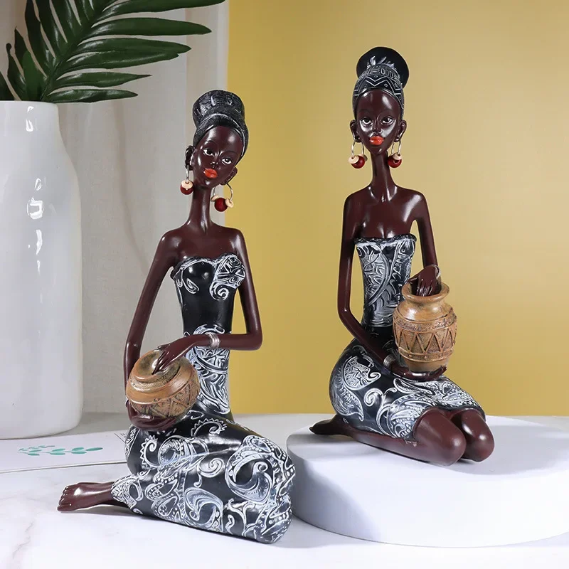 31cm Vintage African style Res - Art Craft Furniture ulasan dan harga