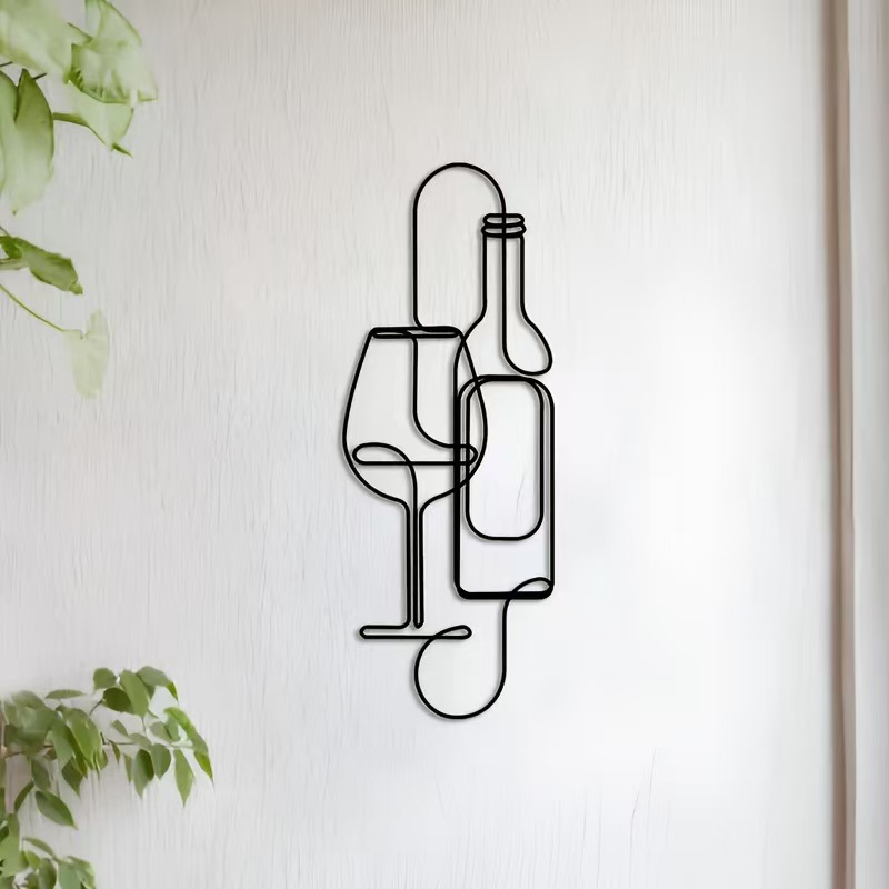Metal Iron Art Crafts, Line Ar - Art Craft Room ulasan dan harga