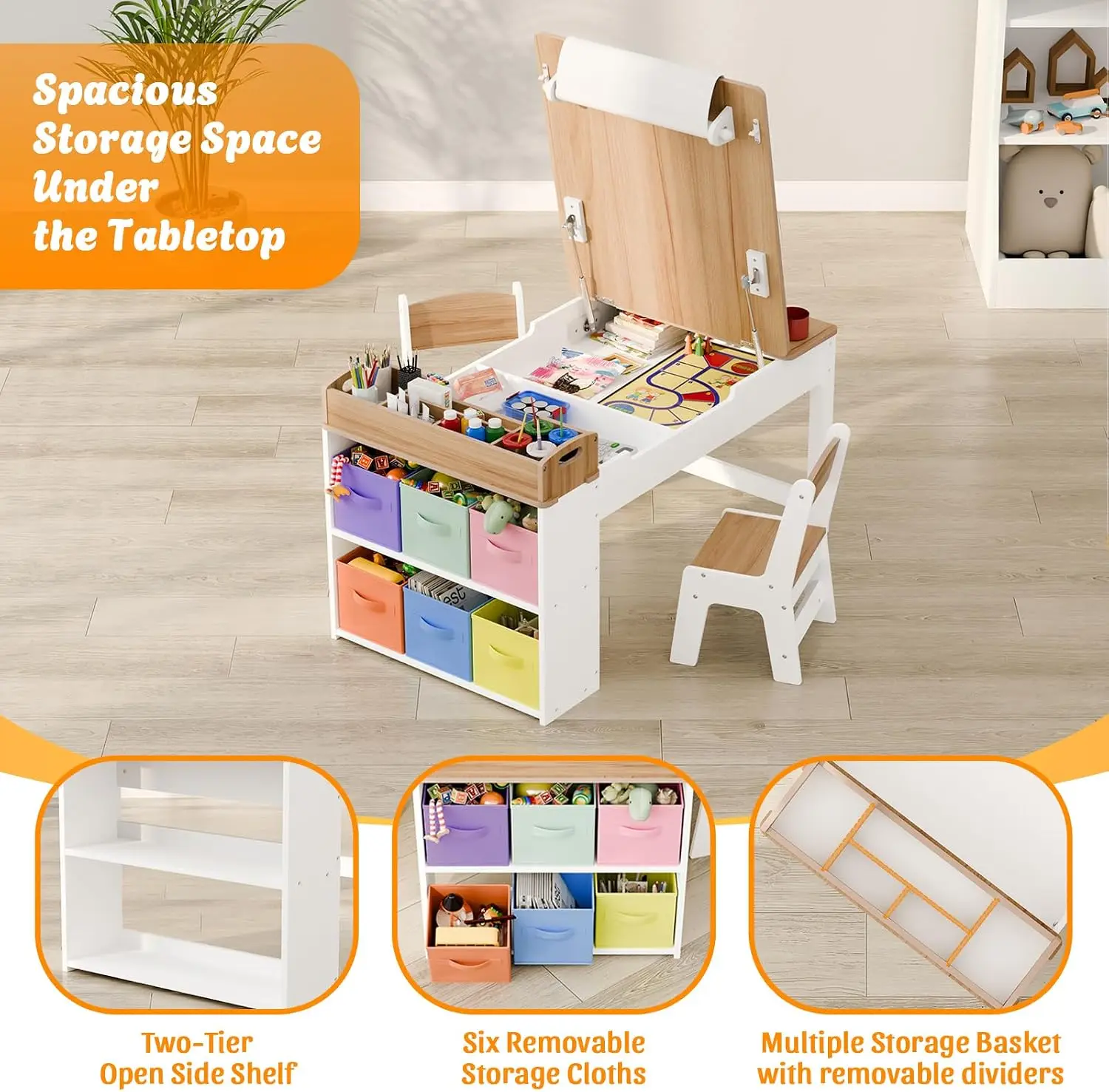 Kids Art Table and Chair Set w - Art Craft Toddlers ulasan dan harga