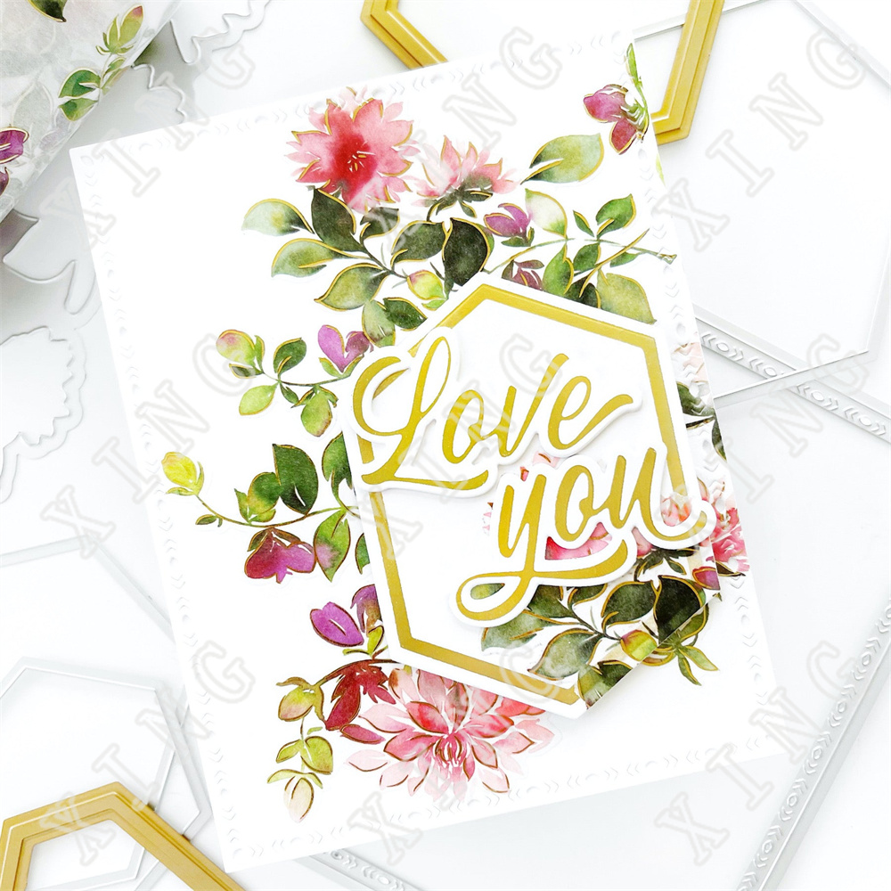 Rainbow Floral Pink Fresh Meta - Rubber Stamp Blank ulasan dan harga