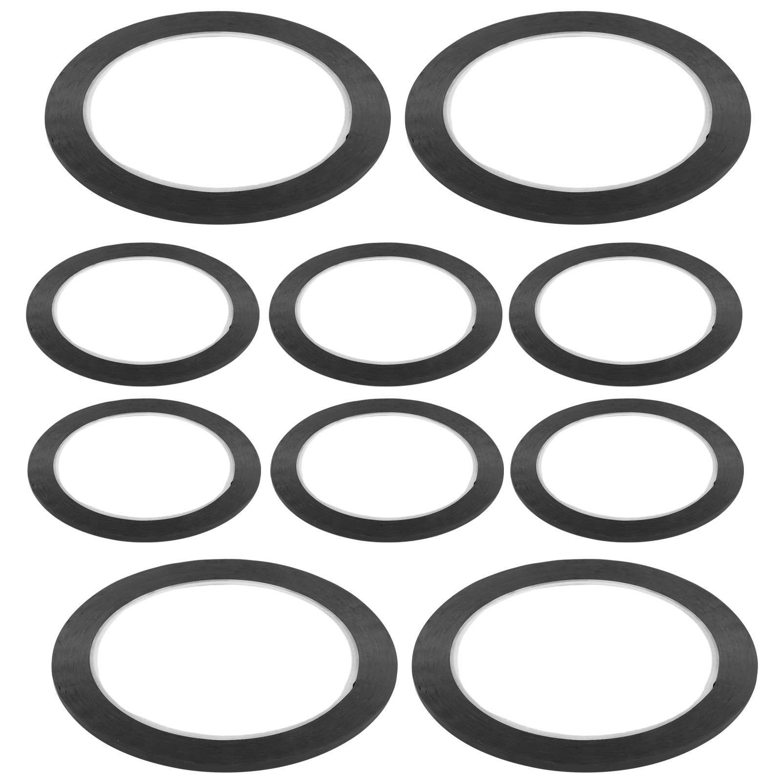 10Pcs Black Pet Art Tape Self  - Art Craft Easy ulasan dan harga