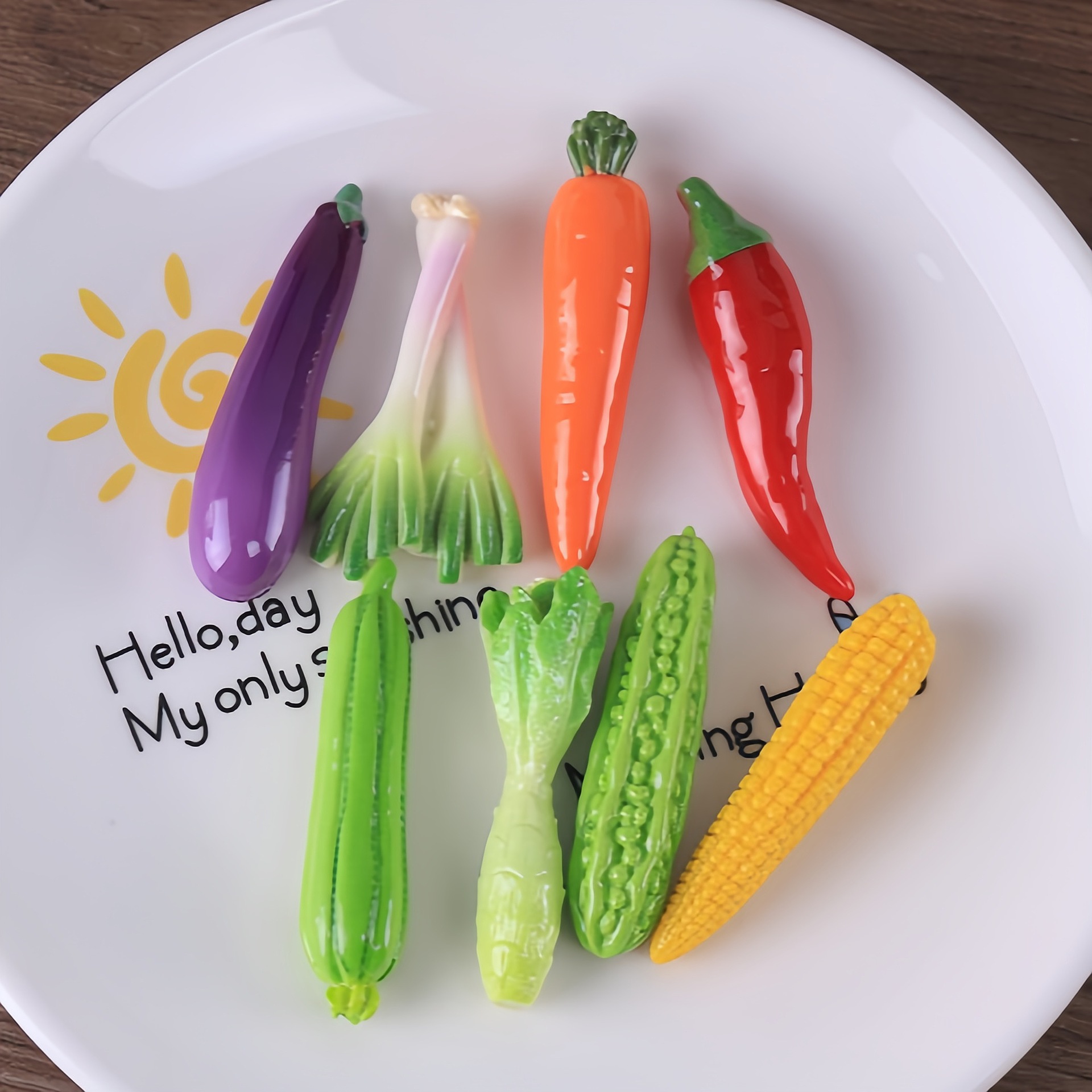 10Pcs Artificial Vegetable Fla - Art Craft Vegetables ulasan dan harga