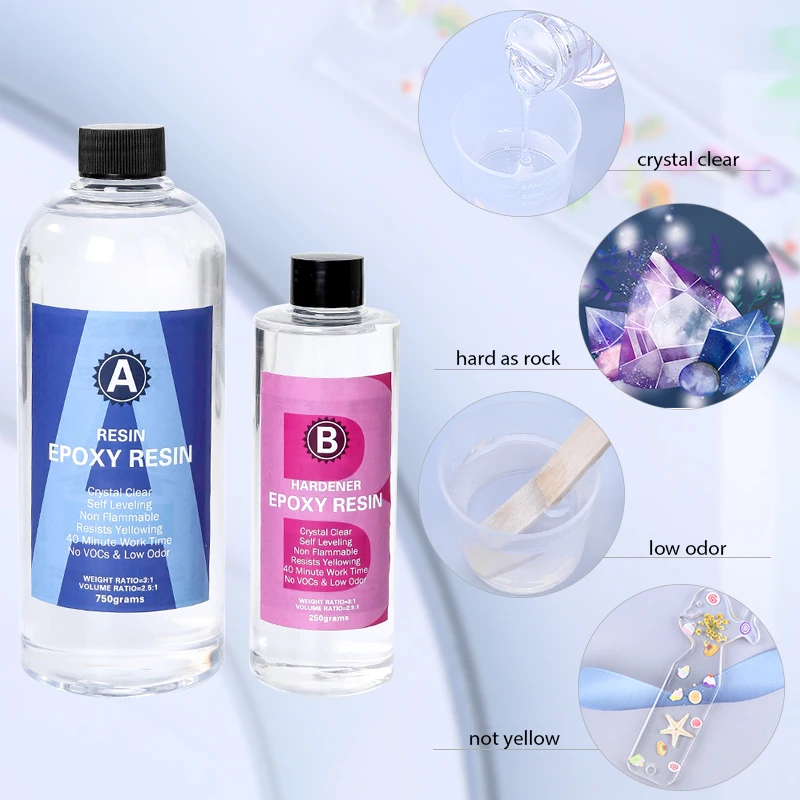Epoxy Resin Kit Crystal Clear  - Art Craft Easy ulasan dan harga