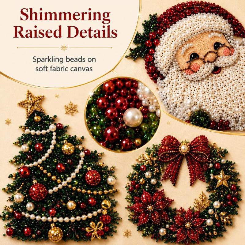 ŠChristmas Santa Claus Pearl A - Art Craft Kits For Kids ulasan dan harga