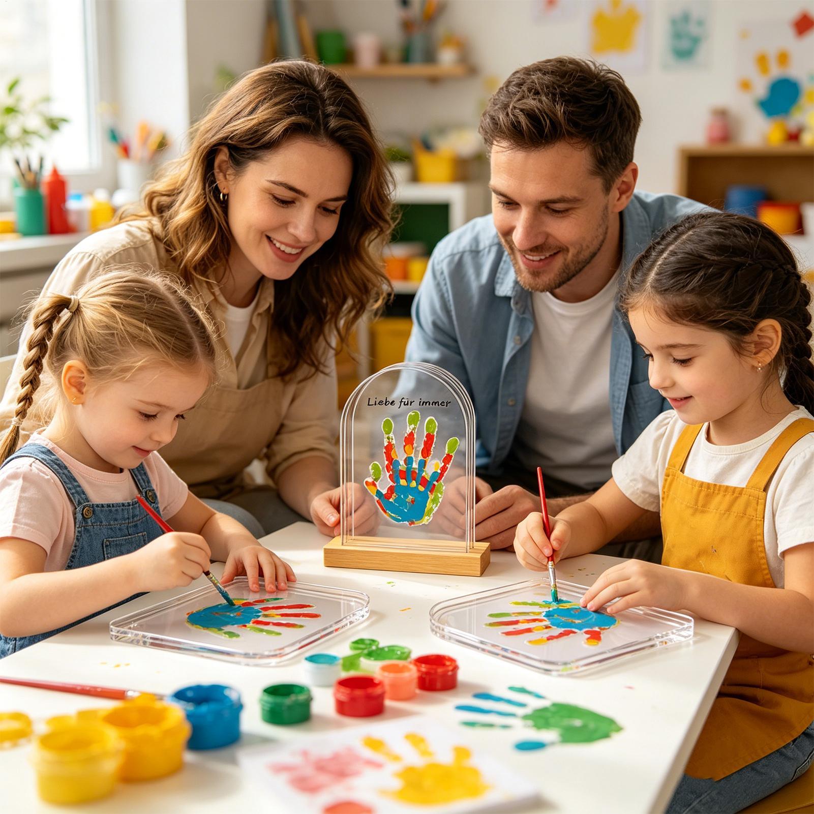 Family Handprint Kit with Ligh - Art Craft Kits For Kids ulasan dan harga