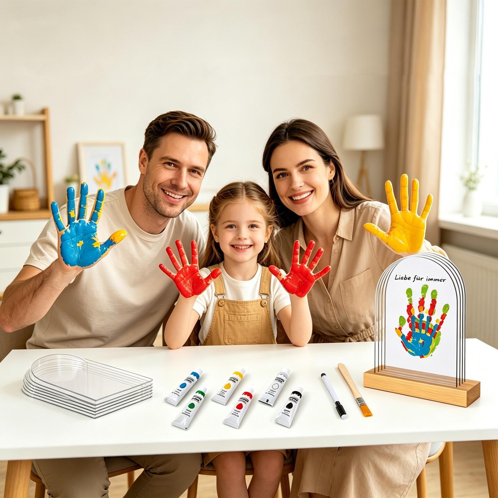 Family Handprint Kit with Ligh - Art Craft Kits For Kids ulasan dan harga