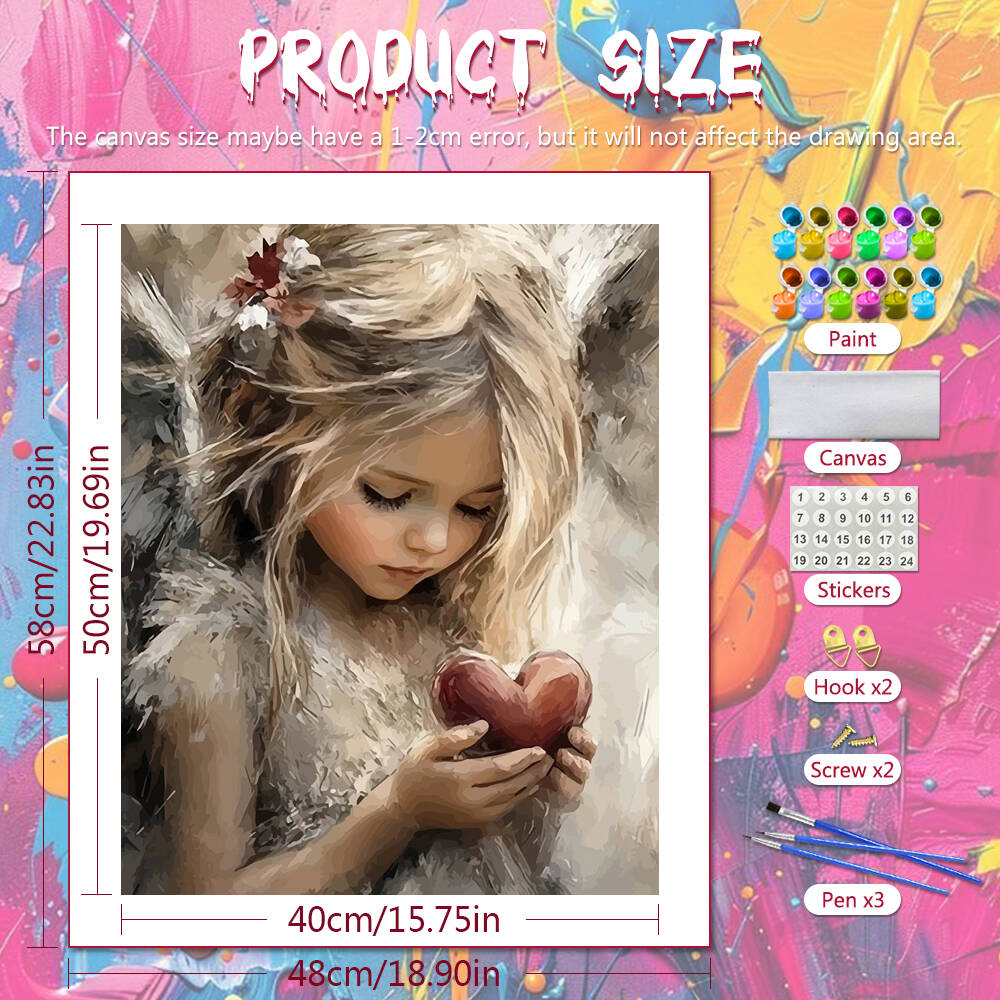 Drawing By Numbers Girl Portra - Art Craft Number ulasan dan harga