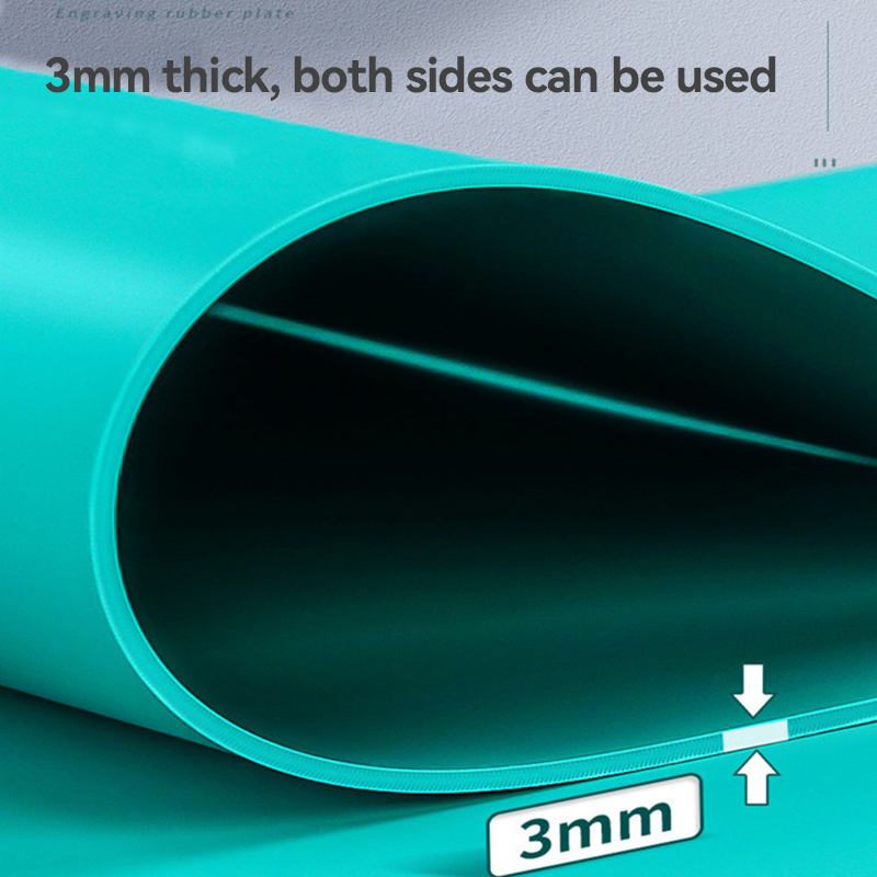 3mm/5mm Linoleum Block Stamp A - Rubber Stamp Blank ulasan dan harga