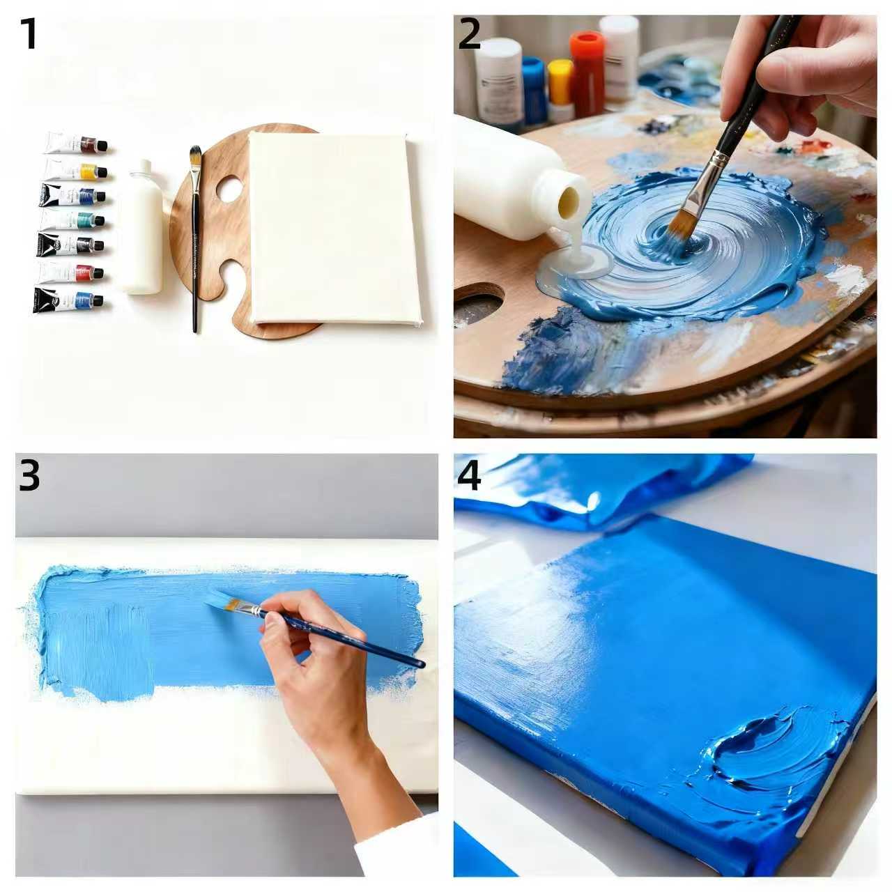Acrylic Painting Medium  Ideal - Acrylic Pour Paint ulasan dan harga