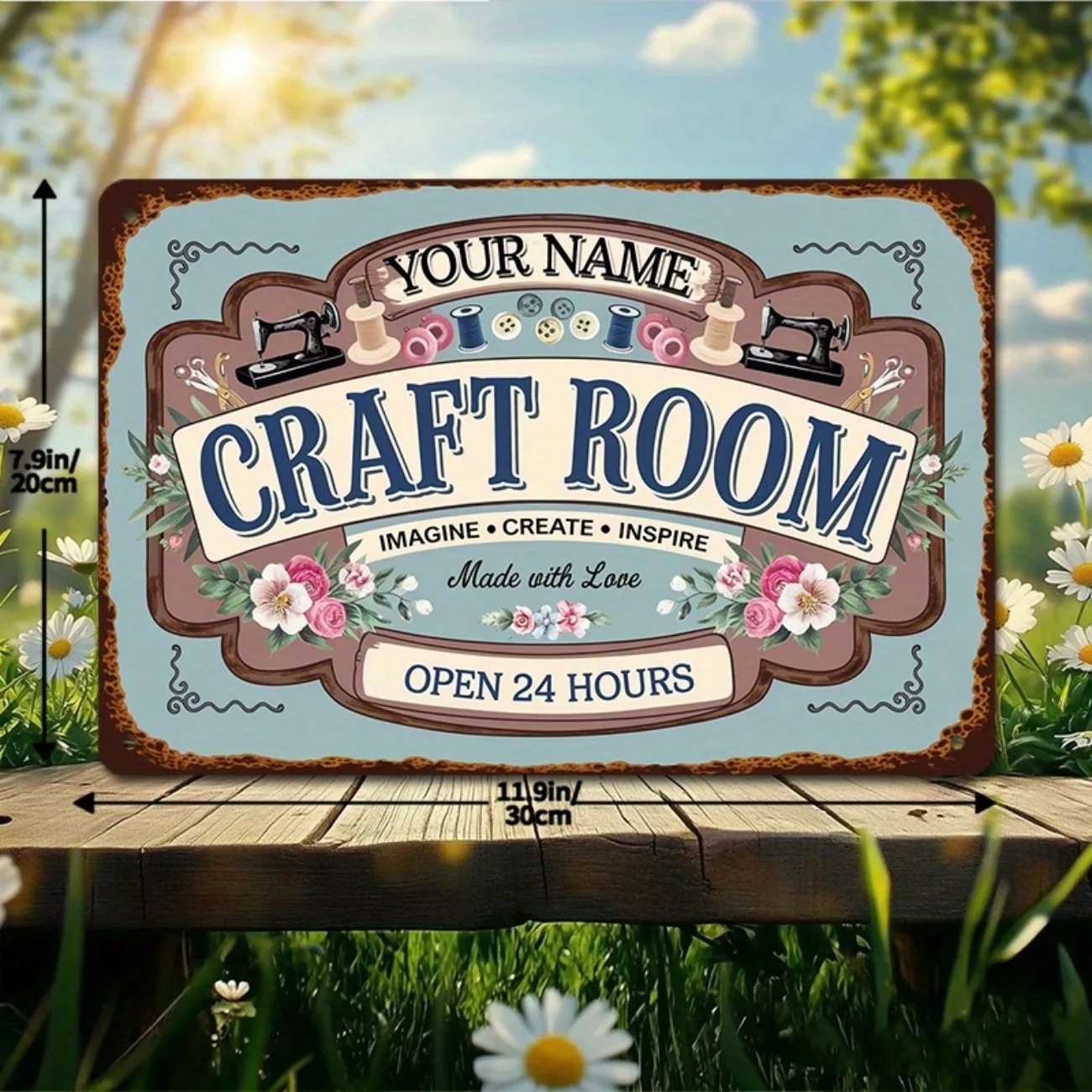 Custom Name Metal Craft Room S - Art Craft Room ulasan dan harga
