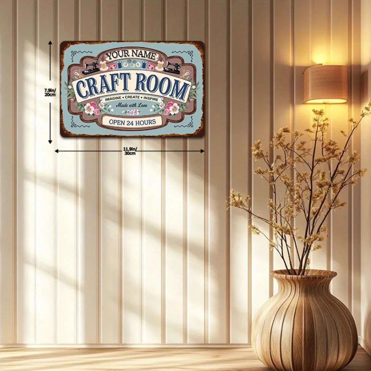 Custom Name Metal Craft Room S - Art Craft Room ulasan dan harga