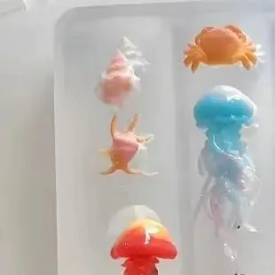 3D Ocean Series Silicone Jelly - Art Craft Jellyfish ulasan dan harga