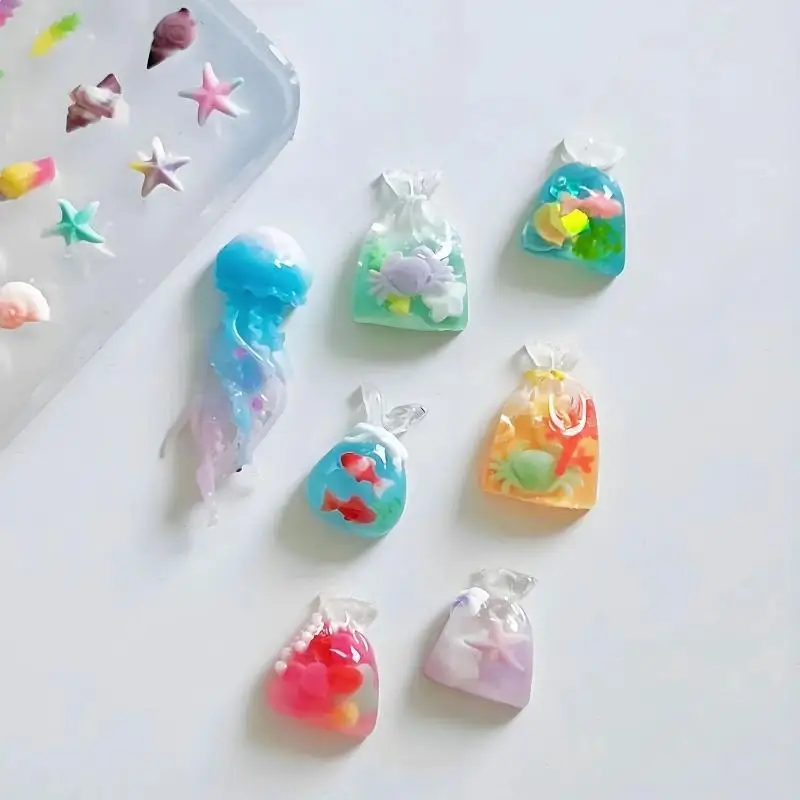 3D Ocean Series Silicone Jelly - Art Craft Jellyfish ulasan dan harga