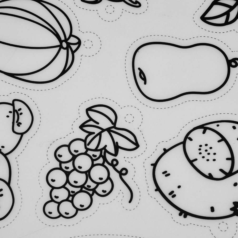 8pcs Fruit Vegetable Pattern H - Art Craft Vegetables ulasan dan harga