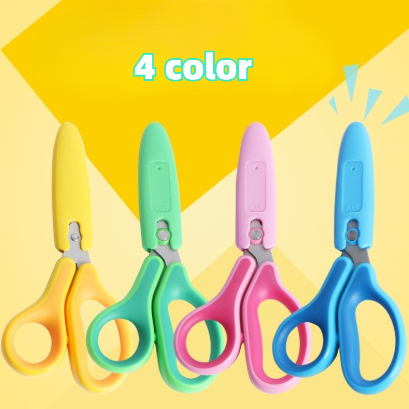 Kids Safety Scissors with Prot - Art Craft Toddlers ulasan dan harga
