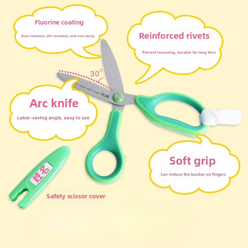 Kids Safety Scissors with Prot - Art Craft Toddlers ulasan dan harga